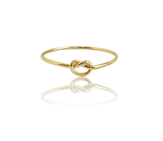 Knotted Heart ring